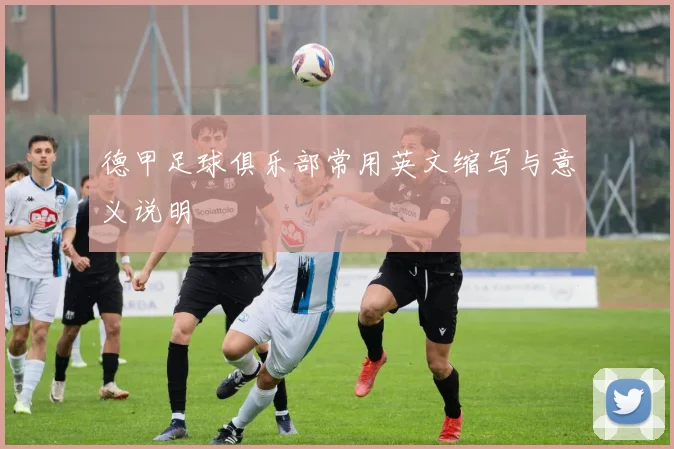德甲足球俱乐部常用英文缩写与意义说明