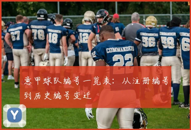 意甲球队编号一览表:从注册编号到历史编号变迁